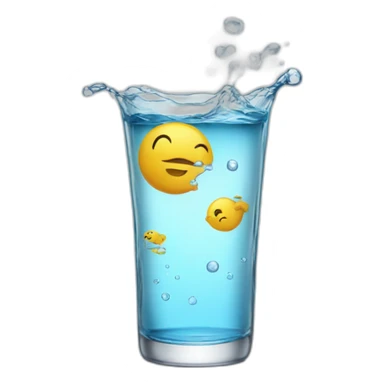 Verre d'eau  sticker