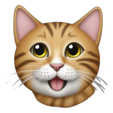 Cat licking it’s paw sticker