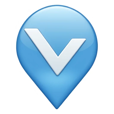 Verificación azul con un chulito blanco  que el emoji s|a sticker