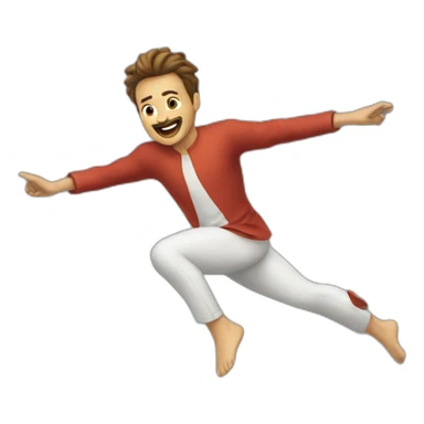 salto arrière sticker