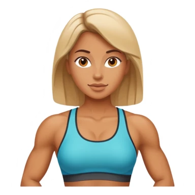 Shirtless woman full body sticker