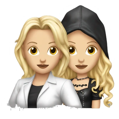 Britney Spears and Madonna  sticker