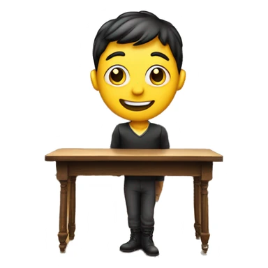 boy on stage, theatre is on background sticker