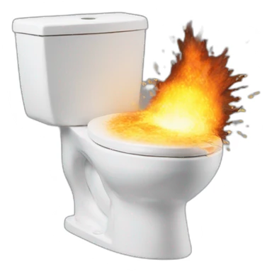 toilet exploded sticker