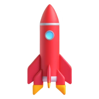 Rocket Colour full sticker