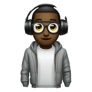 DJ beat maker dark sticker