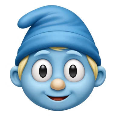smart smurf  sticker