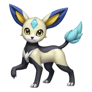 Meloetta-Umbreon-Absol-Zekrom-Gatomon-Pteromon-hybrid sticker