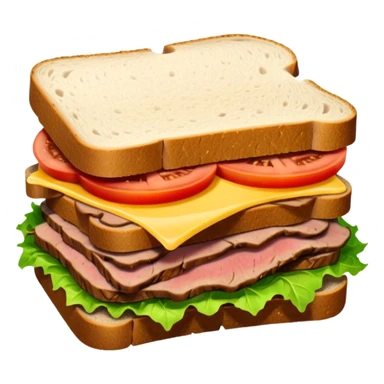 roast beef sandwich sticker