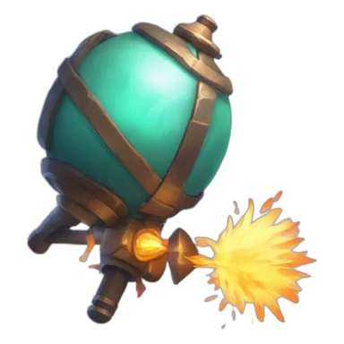 Klee in genshin impact with a big bomb sticker