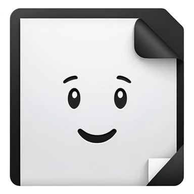 White Document file with large black “X” over it sticker