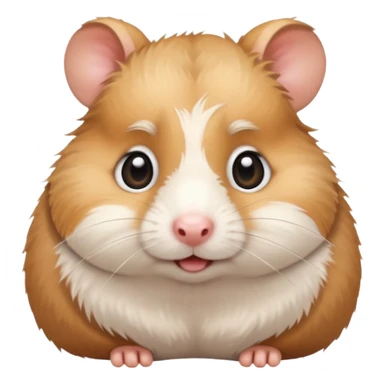 Emotional hamster  sticker