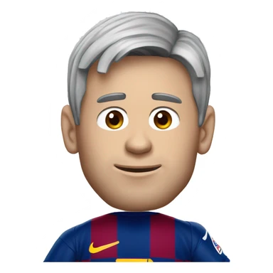 Andres Lionel Messi At Barcelona FC sticker