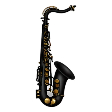 black saxophone sticker