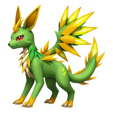 Flygon-Zygarde-Electrike-Jolteon-Manectric-Fakémon-fusion, full body sticker