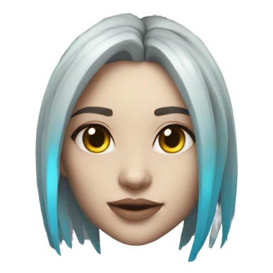 3D kalista portrait fan art sticker