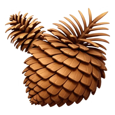 fir cone sticker
