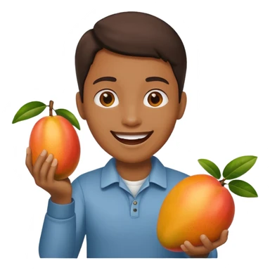 Turkey and a cute happy mango sticker