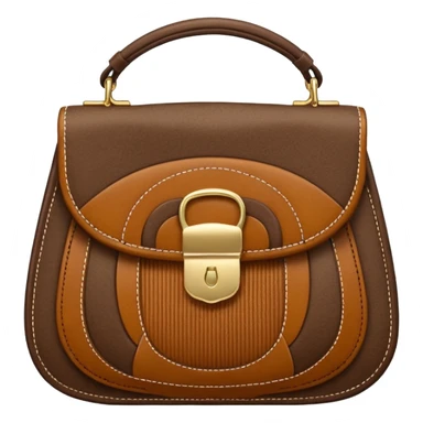 Purse with corduroy texture ribbed sticker