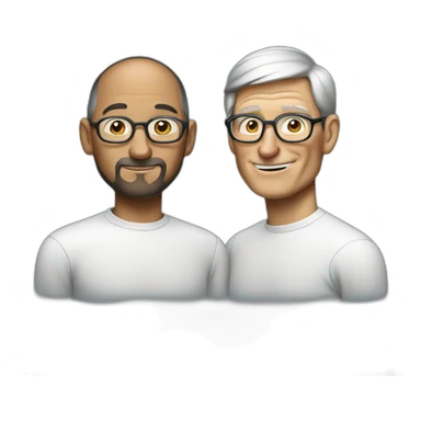 steve jobs and tim cook gay sticker