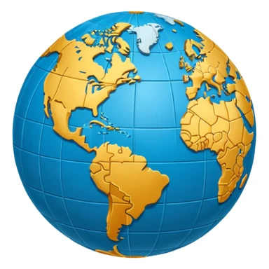 Flat earth globe sticker