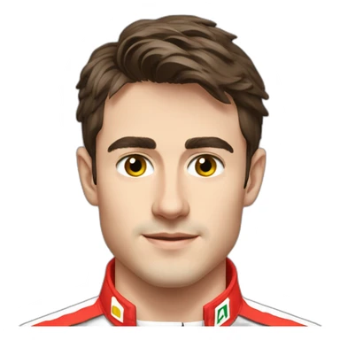 Charles Leclerc f1 driver Integer sticker