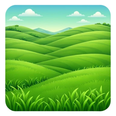 Grassland sticker