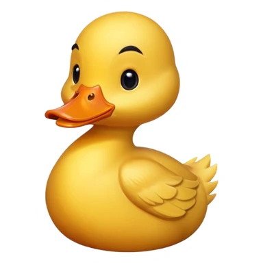 Cute duck sticker