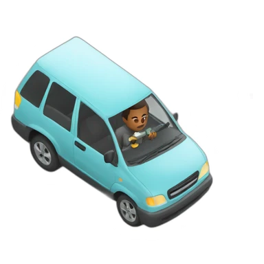 one man steals fuel from car sticker