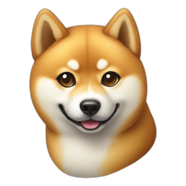 shiba-disguised-apple sticker