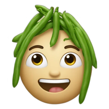 green bean sticker
