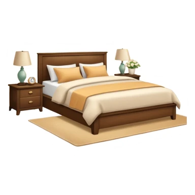 a cozy bedroom sticker