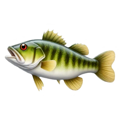 Bass fish  sticker