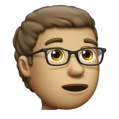 bored demotivated book worm young student sticker