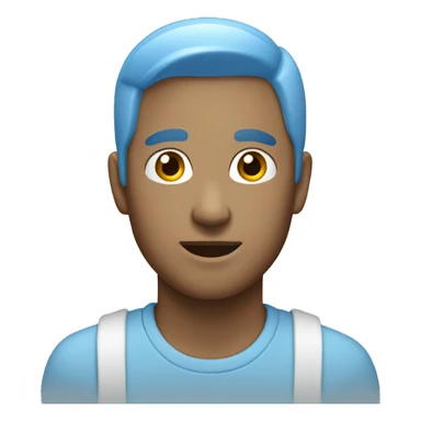 iphone 15 light blue sticker