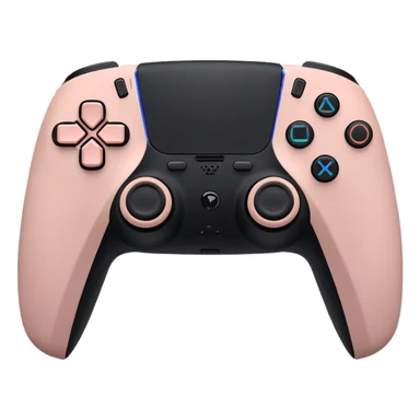 Blush BalcK PS5 controller sticker