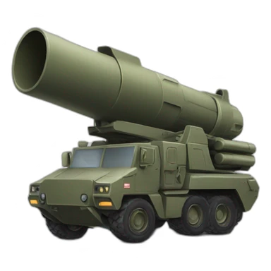army rocket launcher sticker