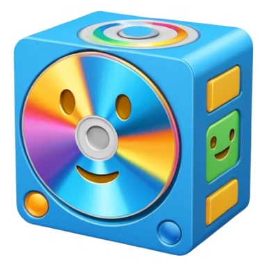 jeux ordinateur physique, CD, boite de jeux sticker