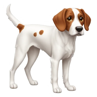 Brittany Dog Breed Full Body sticker