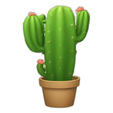 Cactus shotting sticker