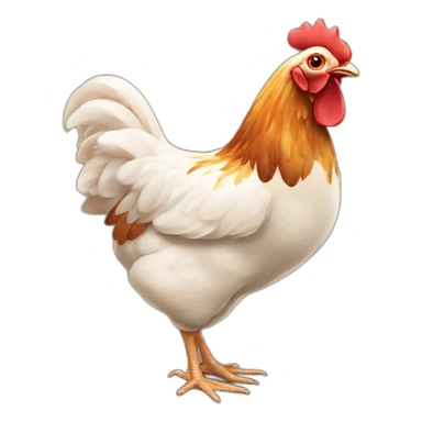 poulet viande sticker