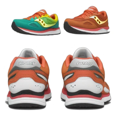 saucony running shoes sticker