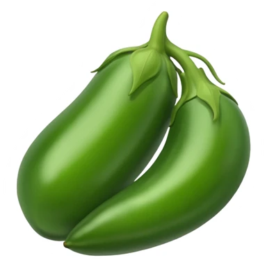 green brinjal sticker