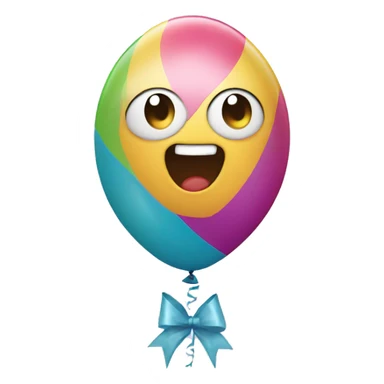 first birthday balloon  sticker