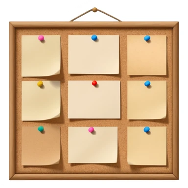 bulletin board sticker