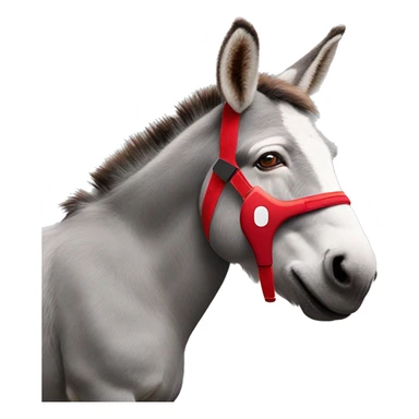 Donkeys kong les yeux rouges fatigué avec un casque AirPods Max sur la tête sticker