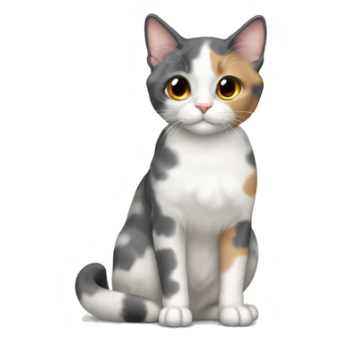 Dilute calico sticker