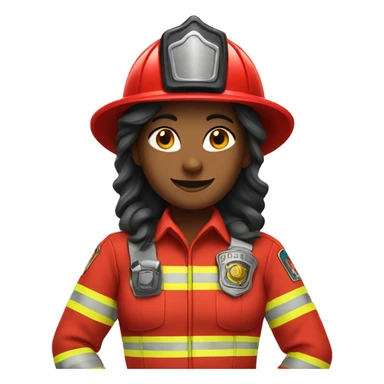 Firewoman  sticker