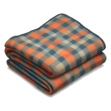 folded plaid blanket sticker