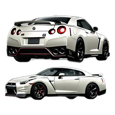 Nissan GT-R 35 sticker